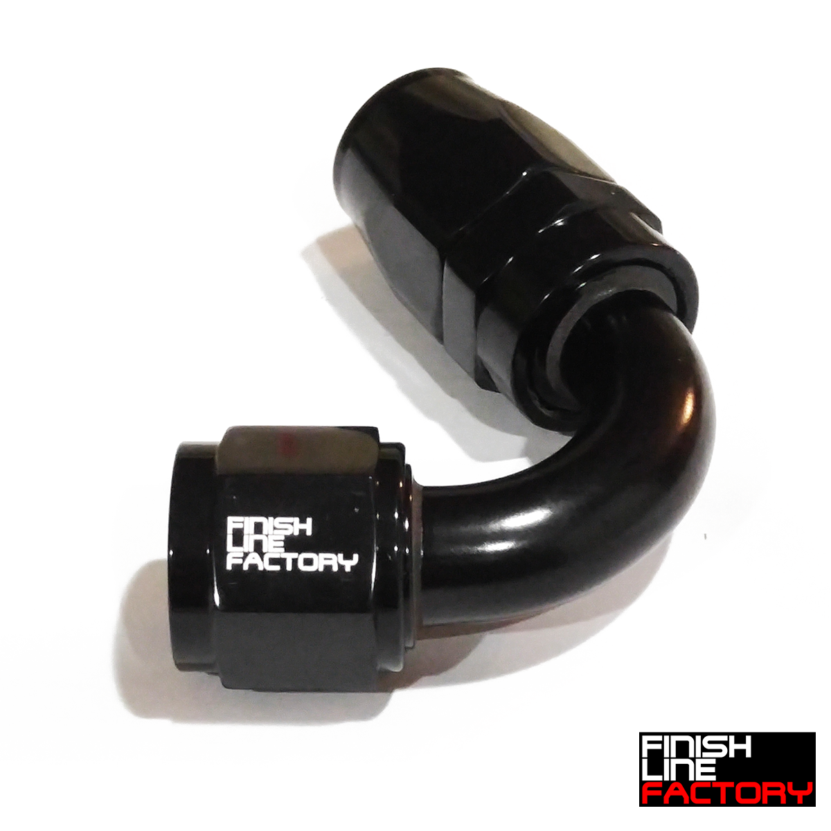 Swivel Hose End (Braided Rubber) - 120 Degree