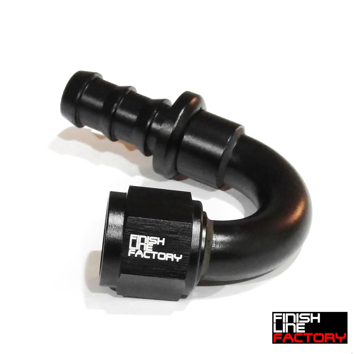 150 Degree Push Lock Hose End