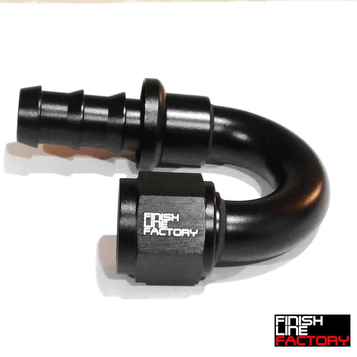 180 Degree Push Lock Hose End