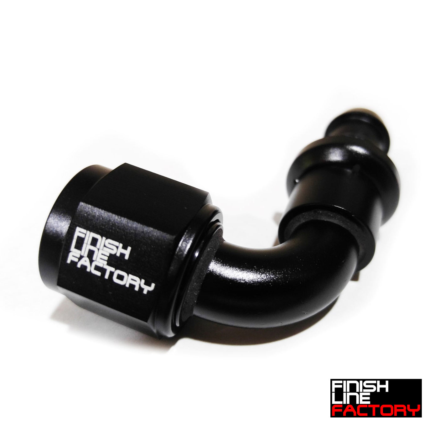 90 Degree Push Lock Hose End