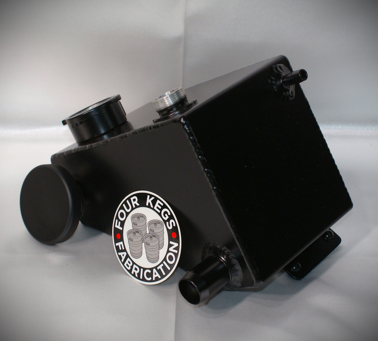 FourKegs Fab Late Model(E30) Coolant Tank W/Level Sensor