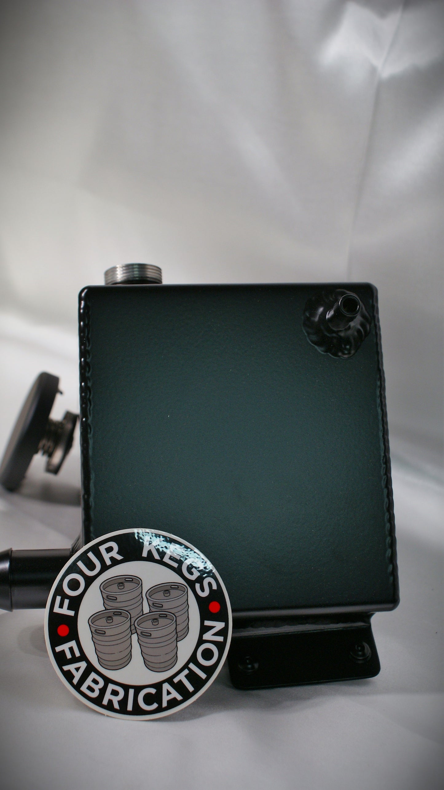 FourKegs Fab Late Model(E30) Coolant Tank W/Level Sensor