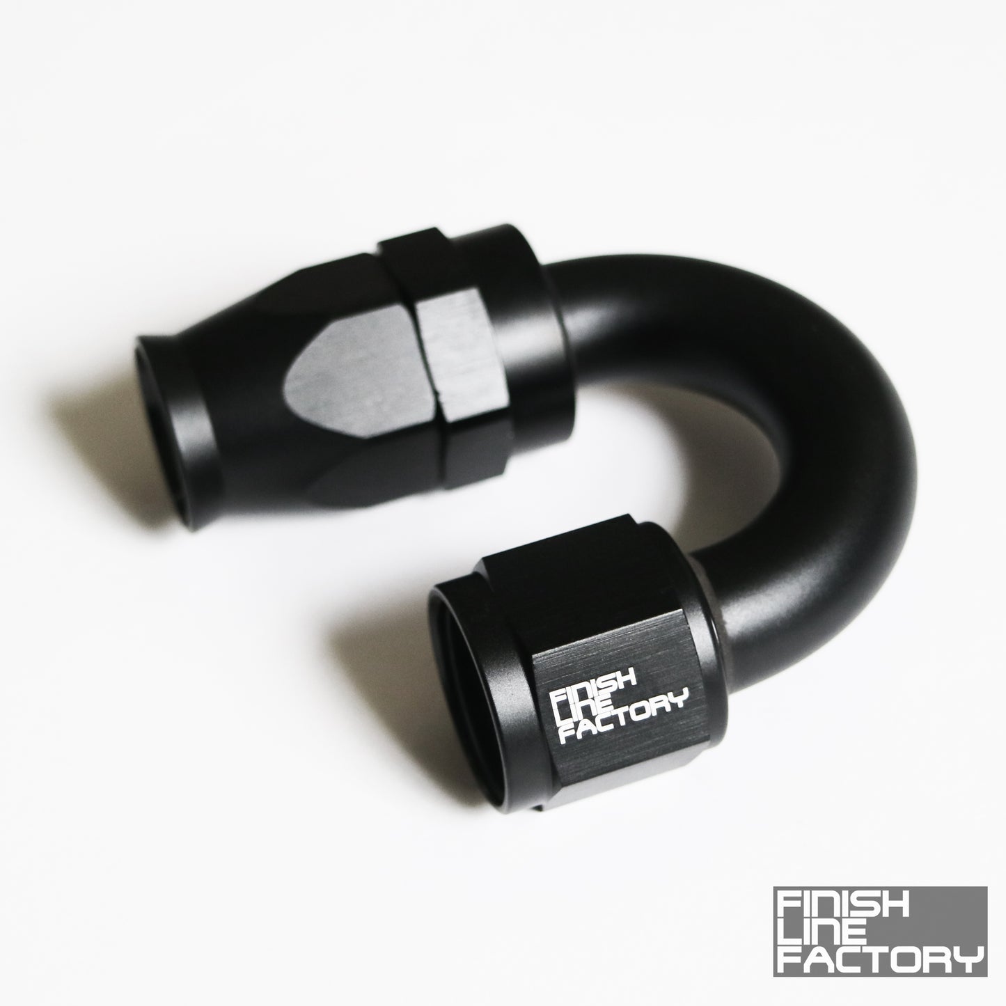 Swivel Hose End (Braided PTFE) - 180 Degree AN