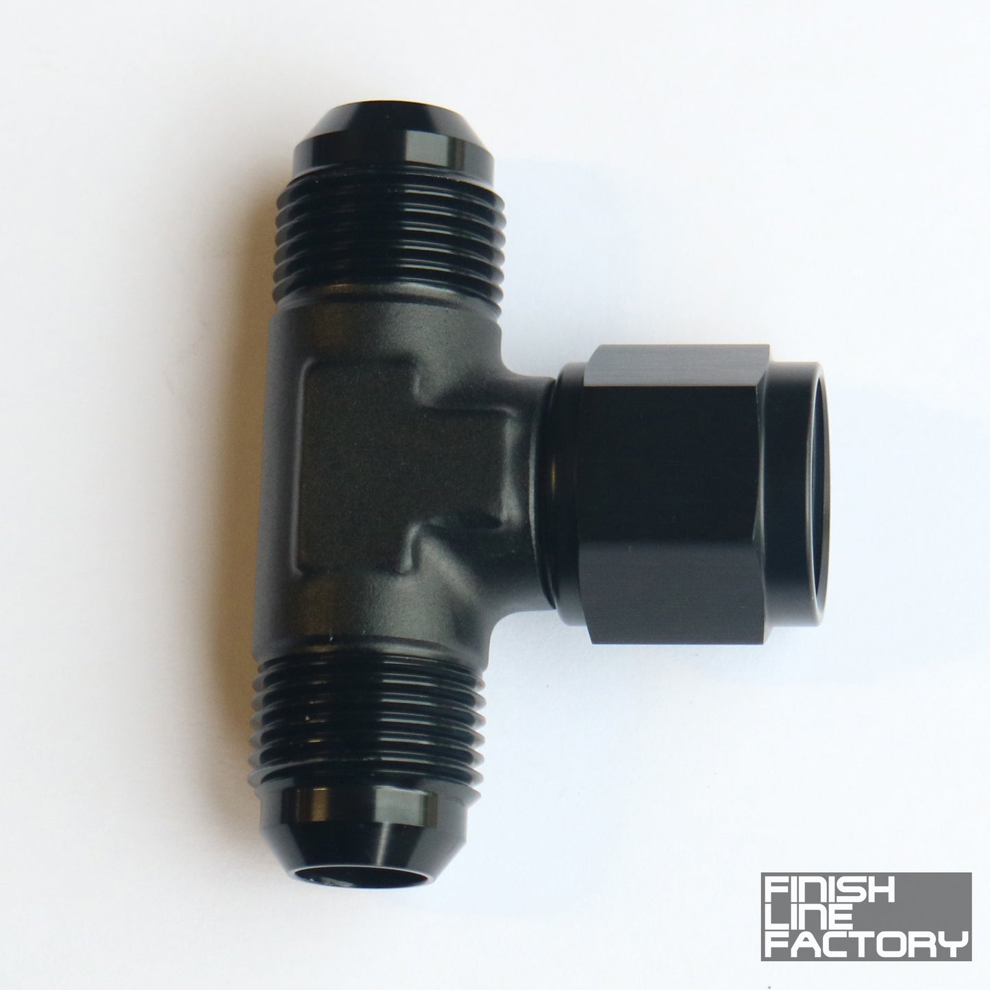 AN Male Tee with Female AN Swivel On Side (MFM)