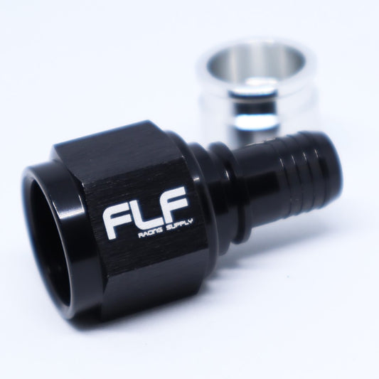 Crimp-On Swivel Hose End (Braided PTFE) - Straight AN